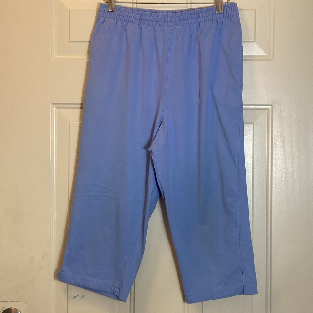 Shenanigans Light Blue Elastic Waist Pants Women’s Size S Stretch